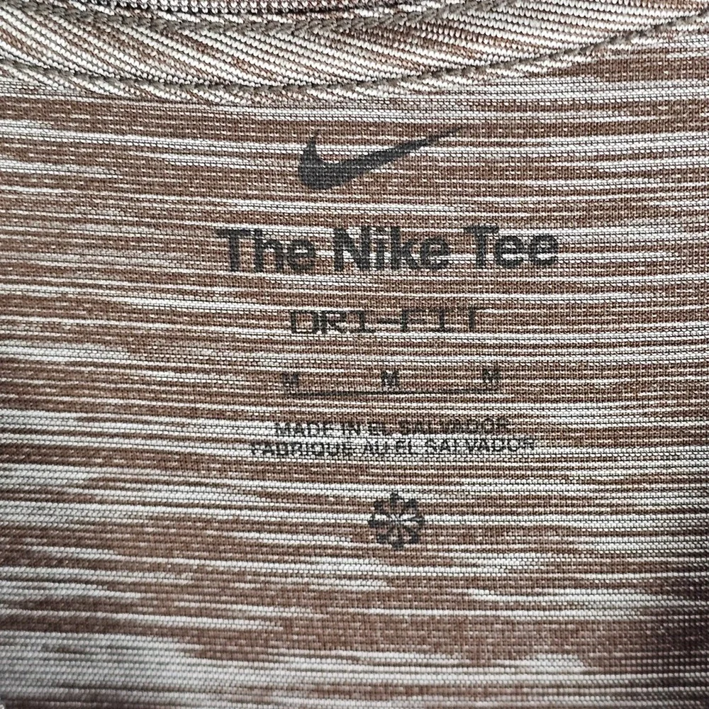 Nike T-Shirt Mens Medium Dri-FIT Training Space Dye FQ3808-237 Short Sleeve